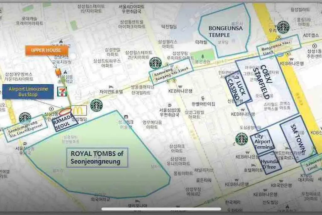 Apartmán Upperhouse 2 - Coex Gangnam Area Soul